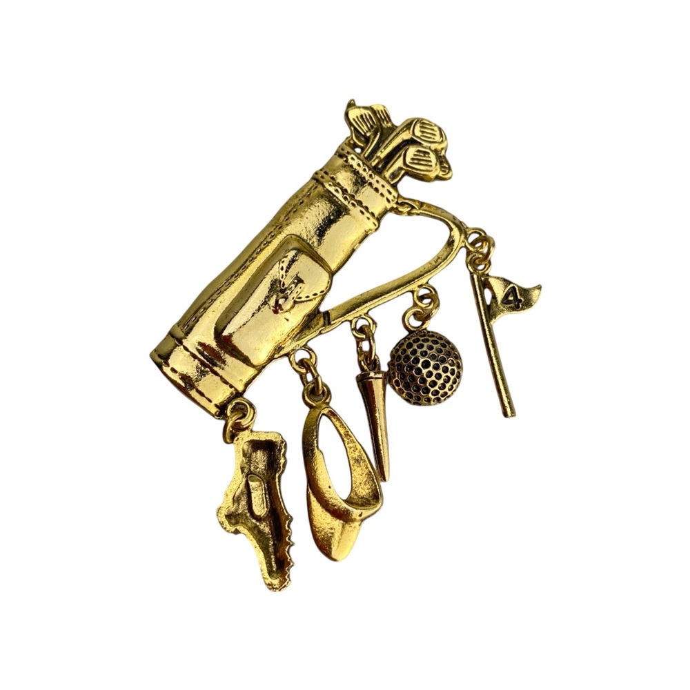 Vintage Golf Brooch